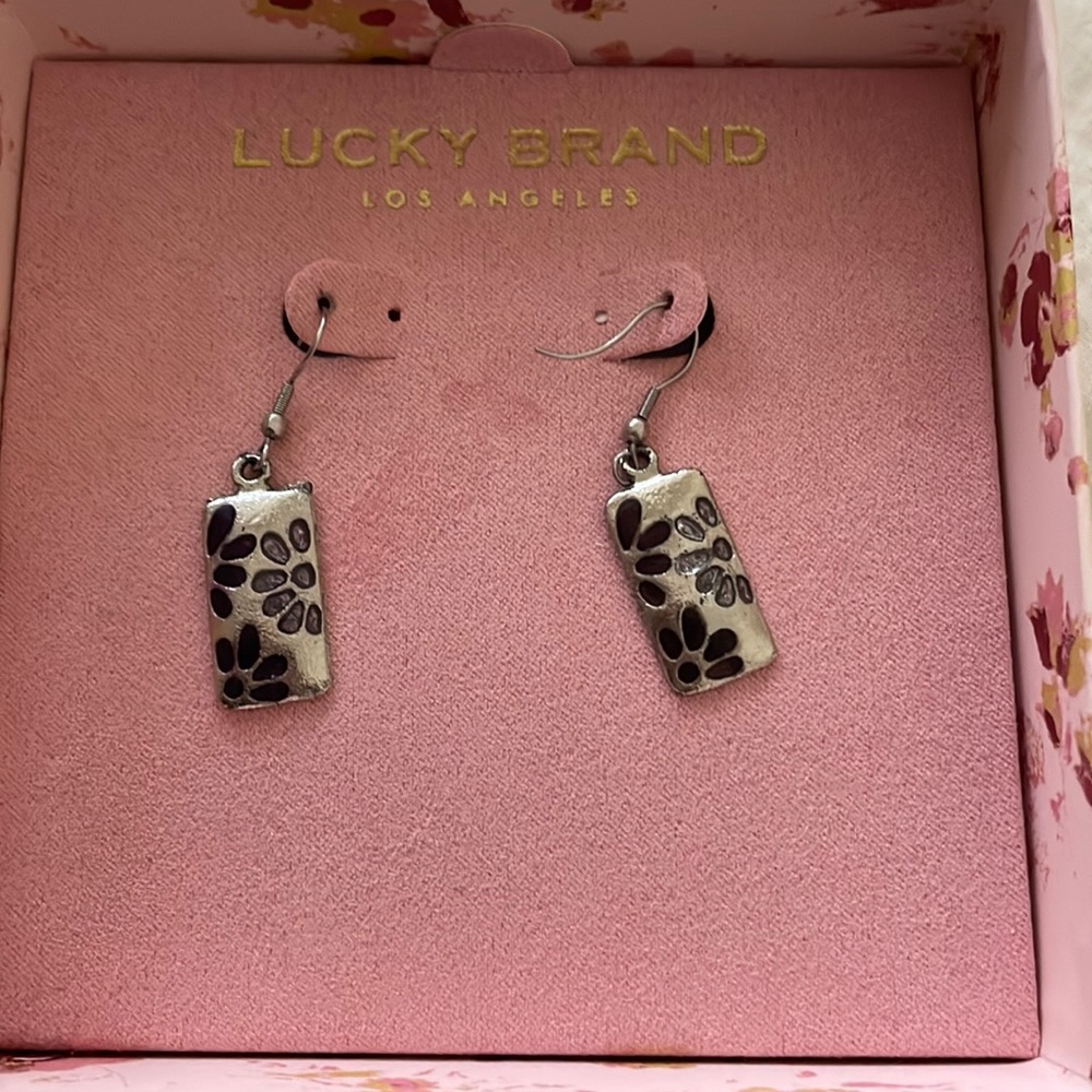Lucky brand white earrings